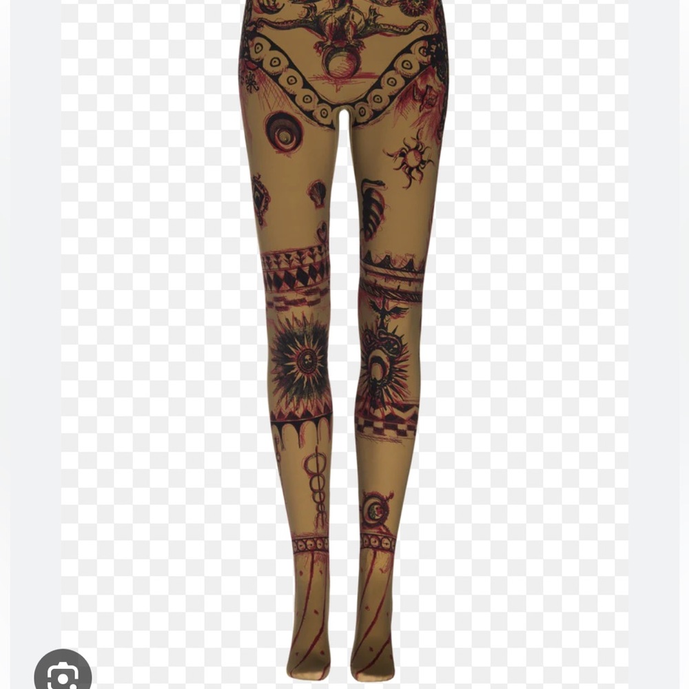 Marine Serre Tattoo Geotic Leggings